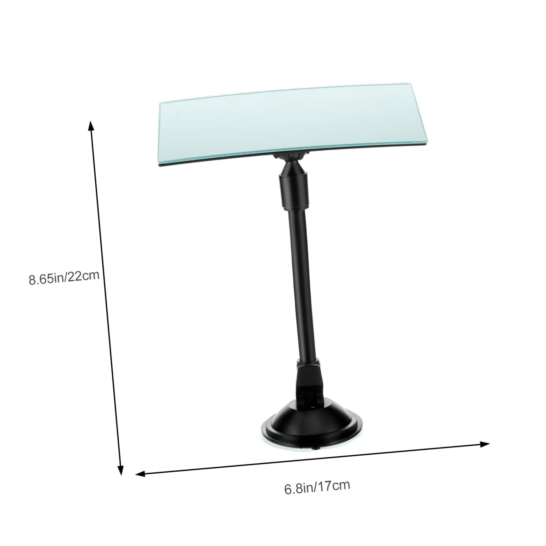 Yardwe 3 Pièces Miroir de Sécurité Garçon Fille pour Voiture Rétroviseur Intérieur Ajustable Angle Mort Accessoire Pratique et Durable pour Voitures et Familles