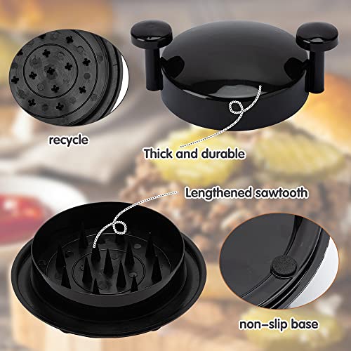 Chicken Shredder Shred Machine Meat Shredder Meat Shredding Tool with Handles and Non-Skid Base Mat Suitable for Pulled Pork Red Beef Chicken Alternative to Bear Claws 1pc 8inch Black
