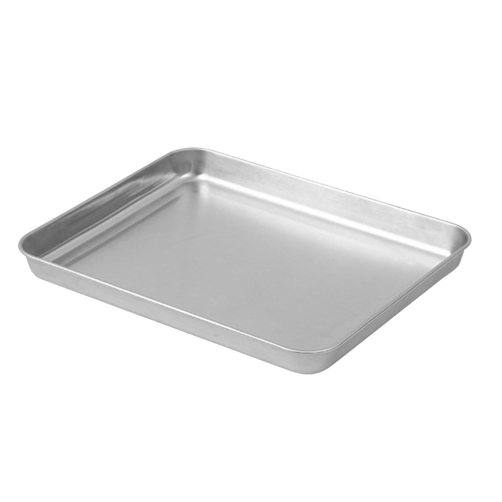 Tissting Plateau a Pain en Acier Inoxydable Plateau de Rôtissage Rectangulaire Plateau de Barbecue Épaissi pour La Cuisson du Four, Barbecue et Rôtissage (Grand)