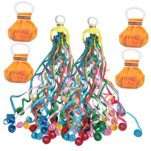 HOLIDYOYO 6piezas Serpentinas De Coloridas Para Lanzar Mano Accesorios Para Fiestas Bodas y Celebraciones