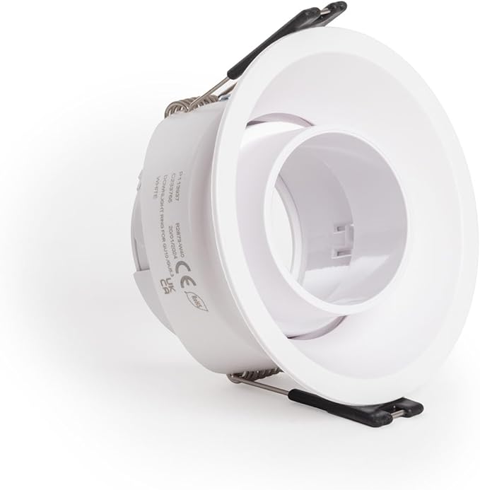 LEDKIA LIGHTING LEDKIA LIGHTING Downlight Ring Conische Kantelbaar met Laag UGR voor LED Lamp GU10 / GU5.3 Zaagmaat Ø85 mm Suefix Wit