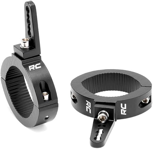 Miniatura 1 de Rough Country Abrazaderas de luz LED ajustables para barras antivuelco de 2.5-3" - 70172 negro