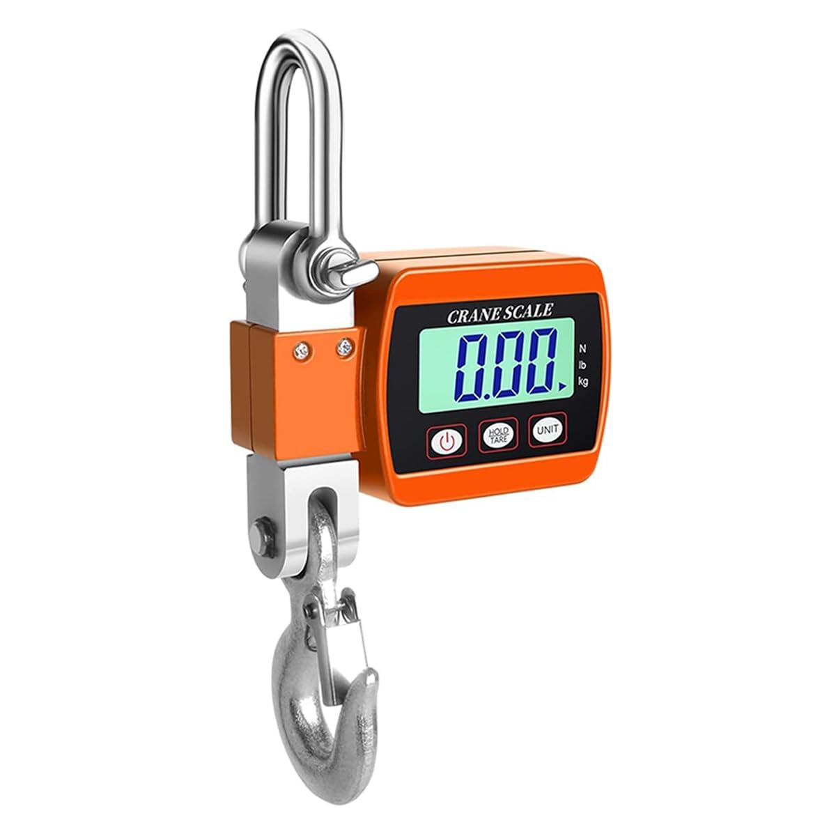 Ieron Digital Crane Scale 500kg 1100lbs Electronic Hanging Scale Industrial Weighing Scales with Precise Sensor Mini Portable LCD Scale with Hooks for Hunting Farm - Image 2