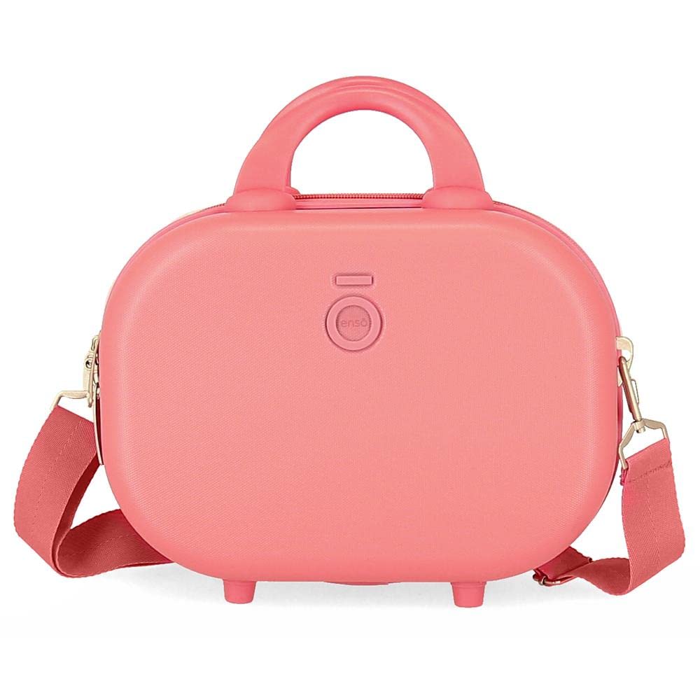 Enso Annie Adaptable Toiletry Bag with Orange Shoulder Strap 29x21x15 cms Rigid ABS 9.14L 2.52 kgs