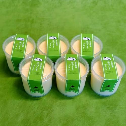 北海道紋別市 喜多牧場の手作りプリン 6個セット