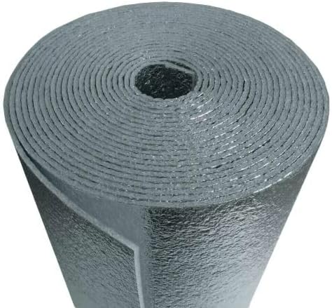R8 HVAC Duct Wrap Reflective Insulation 2-Sided Foam Core 2FT X 50FT (Seconds)