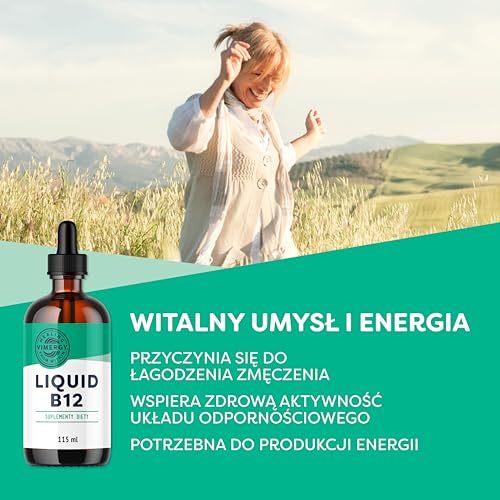 Vimergy Organic Liquid B12 Supplement for Energy Support (USDA Organic, 115 mL)