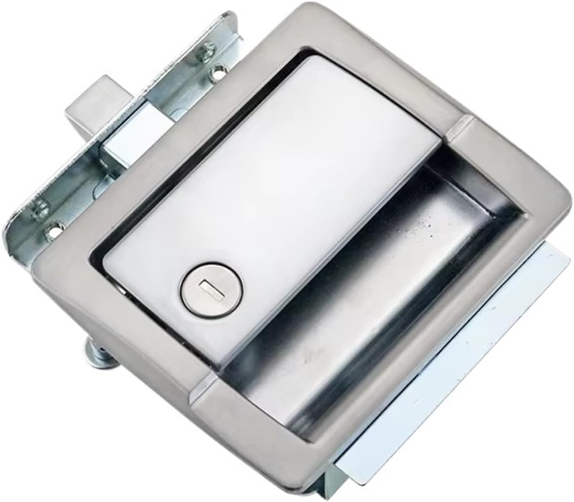 Container Switchgear Equipment Distribution Box Cabinet Door Zinc Alloy Plate Lock 1Pcs