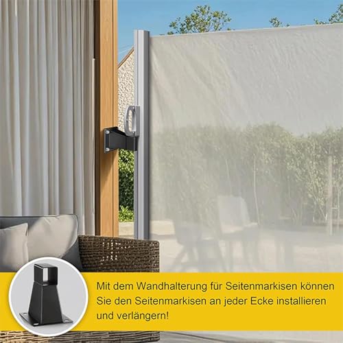 Support mural pour store latéral kit de fixation balcon terrasse