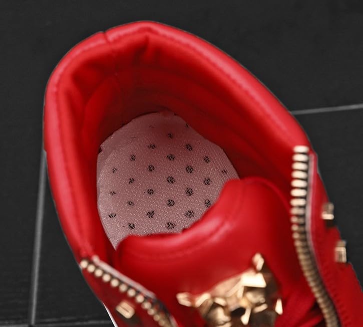 Men's Zipper Fashion Sneakers Running Shoes Casual Slip on Walking Tennis Gym Sneakers/Skateboard Shoes3