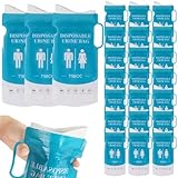 Heidouse 24 pcs Einweg -Urinbeutel 750 ml Notfall -tragbares Urinal für Männer Frauen undichtende Pee -Taschen für Roadtrips Camping -Wanderstaus Patient Kinder, Sportartikel, Sportartikel