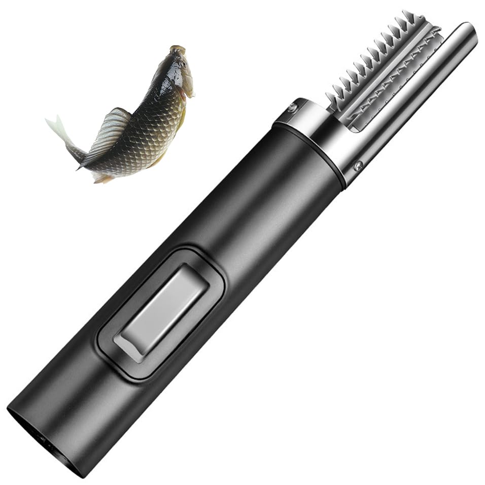 Écailleur électrique portable 125W étanche avec batterie pour écaillement poisson