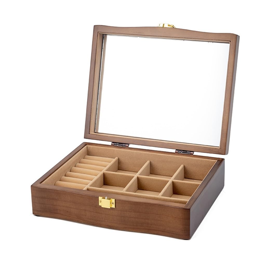 Boîte de rangement de bijoux pour boucle d'oreille et collier