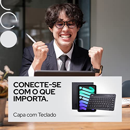 WB Capa com teclado para iPad Mini 6 8.3