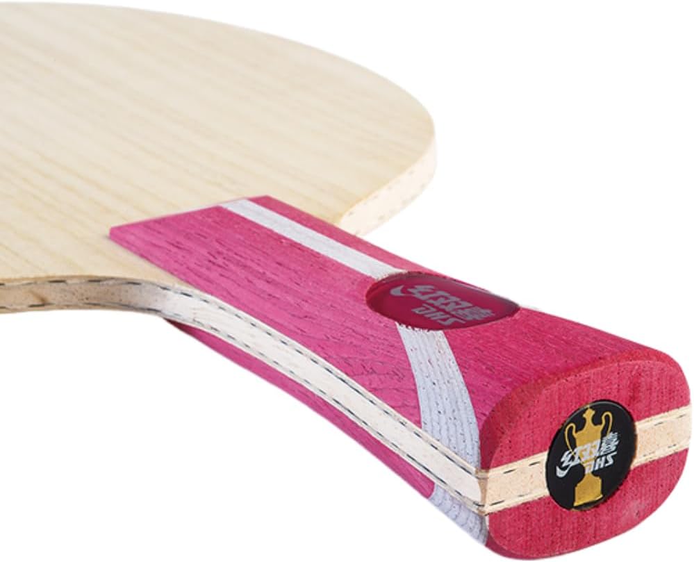 DHS Sports BoFang X Carbon Table Tennis Blade - Shakehand, 5 Ply Wood 2 Ply AC, Offensive Max, Player Level, Mid to Long Distance