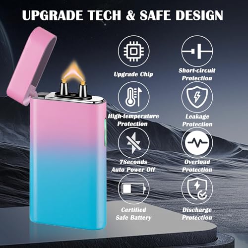 Encendedor eléctrico recargable USB en arco miniatura 4