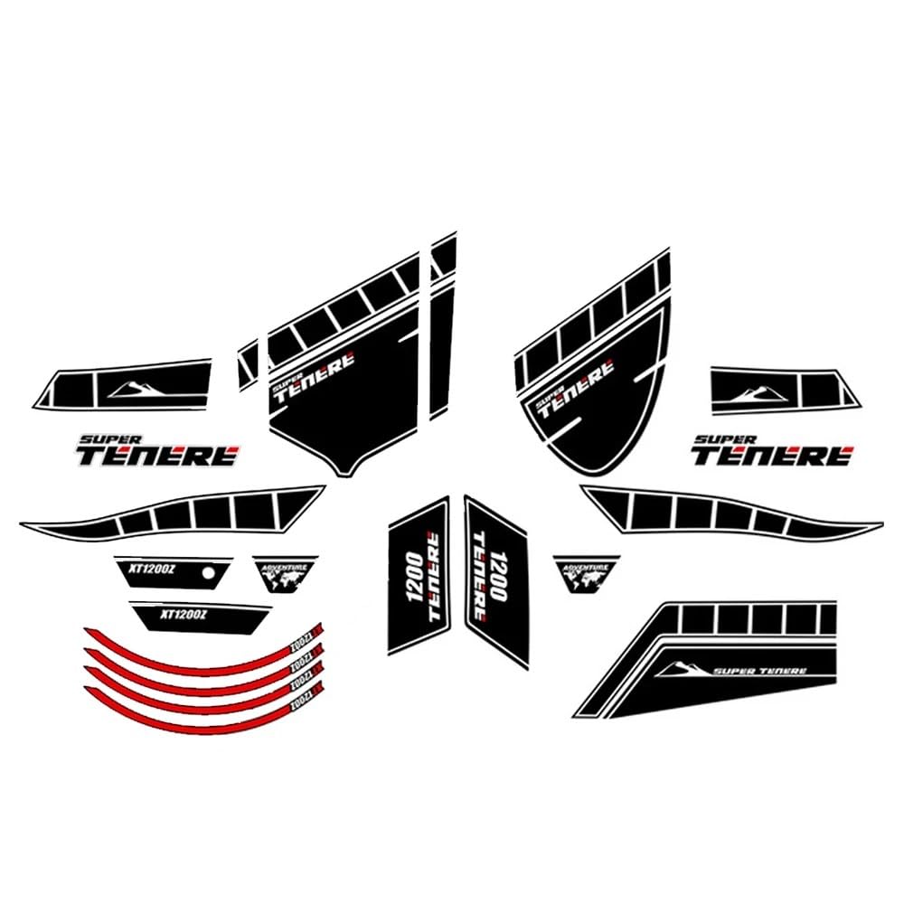 for Ya&maha TENERE XT1200Z XT1200 Z XT 1200 Z 2014-2019 Tank Pad Protective Stickers Tankpad Decals Protector Motorcycle Tank Pad