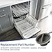AIYOYOLIFE Dishwasher Rinse Aid Cap Replacement Rinse Aid Cap Compatible with Whirlpool KitchenAid IKEA Amana Jenn-Air Dishwasher Replace#: W10524919 WPW10524919 W10524923