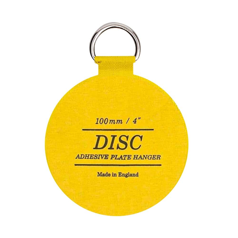 Concept4u Invisible Disc Plate Hanger for 4 Inch Plates Self Adhesive Stick on Hooks Wall Hanging Plate Holder Decorative Dish Display Holder Ideal for Wall Plates Art, Home Decoration