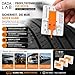 DADA LAB Profiltiefenmesser Reifen 3er Set | Präzises Reifenprofil messen für Auto Motorrad Wohnmobil | Für Sommerreifen & Winterreifen