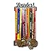 United Medals Finisher Sport Medal Hanger Display | Matte Black Steel Medal Holder | up to 30 Medals