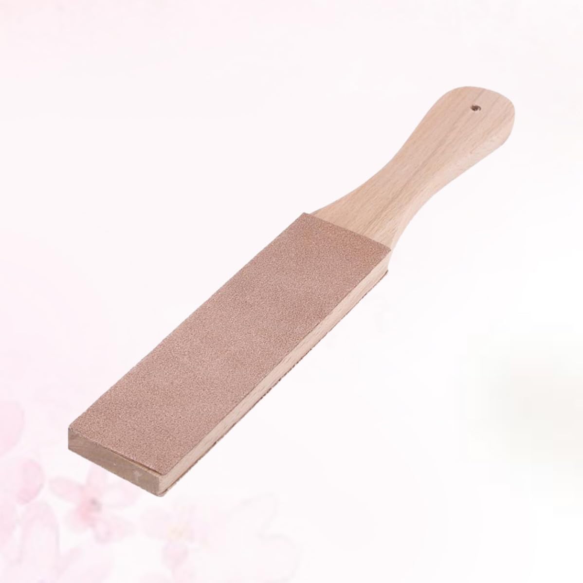 2pcs Two Sided Wooden Leather Strop with Handle for Razor Polishing