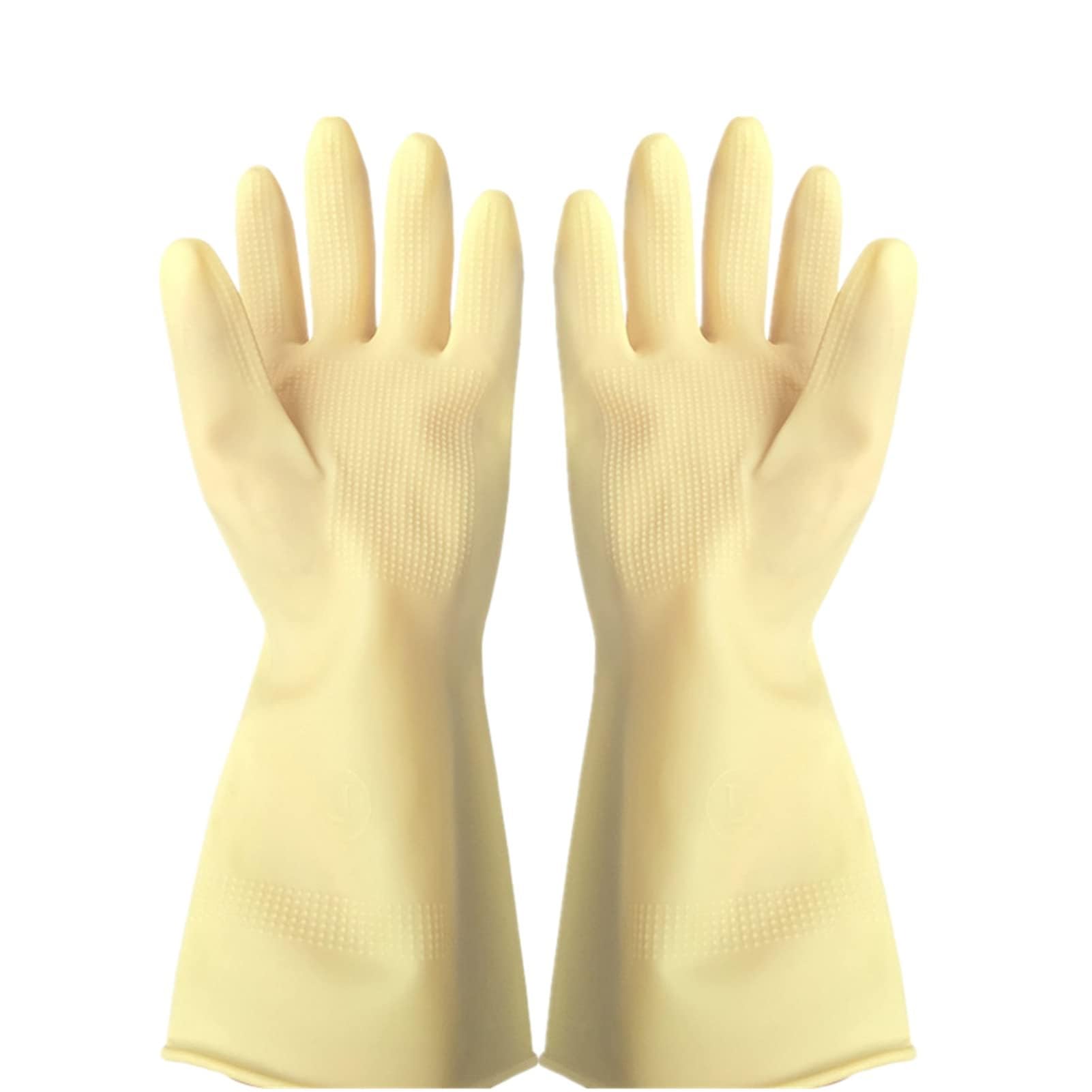 Guanti in gomma per lavare i piatti, spessi e impermeabili, riutilizzabili, in lattice, per la pulizia della casa e per il lavaggio dell'auto, ideali per uso domestico e professionale