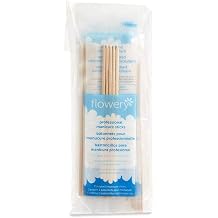 Flowery Birchwood Manicure Sticks, Multi Functional Nail Grooming Wooden Cuticle Pusher, Remover Nail Sticks for Manicure, 6 inches, 5pcs per pack