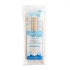 Flowery Birchwood Manicure Sticks, Multi Functional Nail Grooming Wooden Cuticle Pusher, Remover Nail Sticks for Manicure, 6 inches, 5pcs per pack