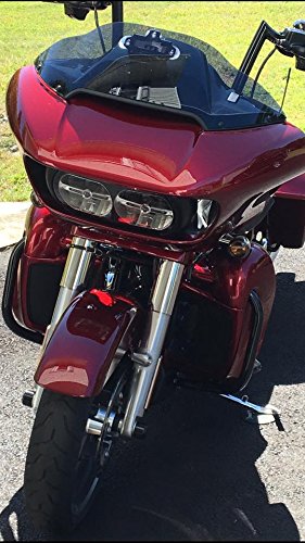 Velocity Red Sunglo Lowers Motorcycle Lower Leg Fairings Glove Box Fit For Harley Touring 2014+ #TOP3