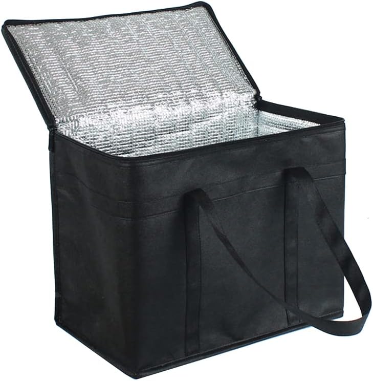 Cool Bag 30L Large Cooler Bag Thermal Food Delivery Bag Insulated Picnic Lunch Bag Foldable Cool Box for Camping BBQ Shopping