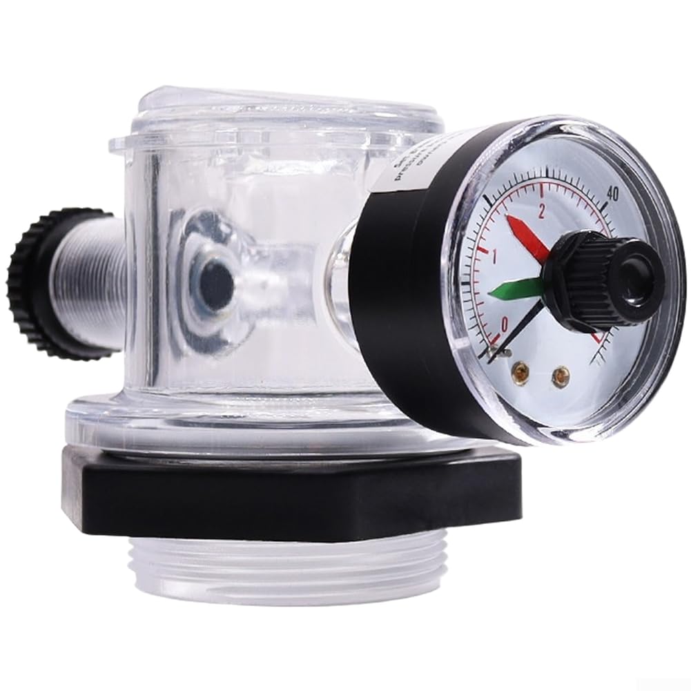 Conjunto de válvula de alivio de aire manual para Pentair II TR100C TR140C Filtro de arena de piscina Spa Pieza de repuesto de plástico Negro Liberación de presión Compatible Sistema de