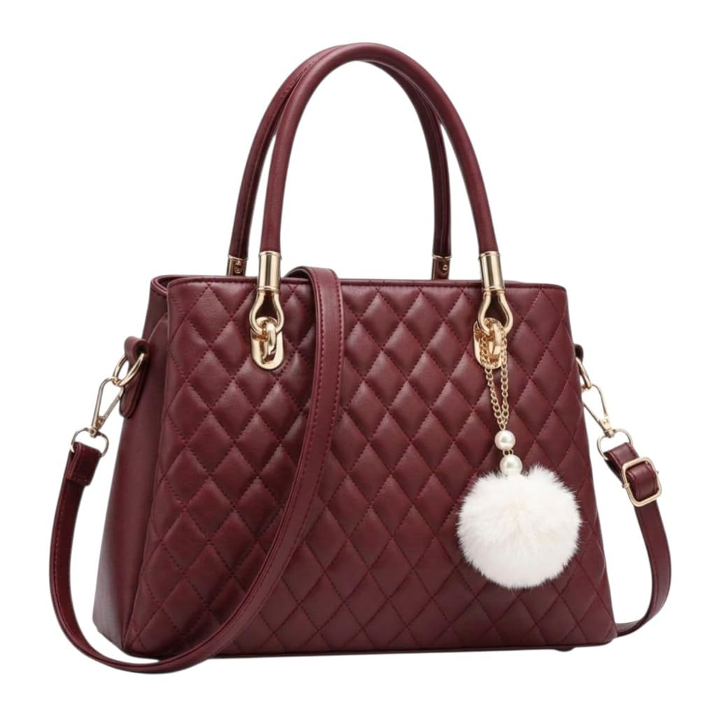 Women's Pu Leather Hand Shoulder Bag Hand Held bag with long Strap Queen Collection - Review, Price and Buying Guide