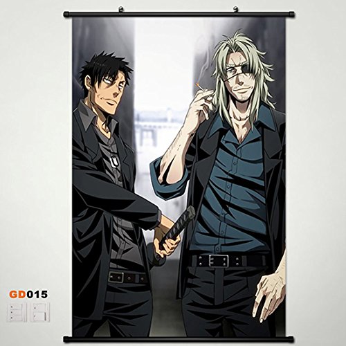 Home Decor Anime Gangsta Worick Nicolas Wall Scroll Poster Fabric Painting 23.635.4 inch b2 15