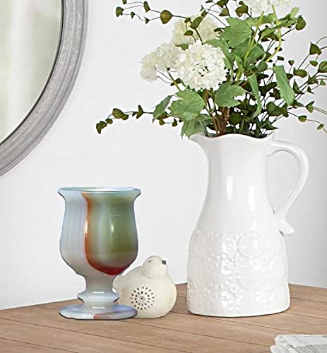 Apexglobal Marble Goblet / Cup. Handcrafted Raised White Marble Glass. 12.5 Cm X 7.5 Cm. Decorative Glass For Water, Wine, Juice Or Any Drink. #TOP20