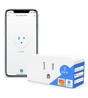 Smart Plug Mini with Energy Monitoring 2 4G Wi-Fi Outlets Support Alexa Google Assistant SmartThings Tuya Smart Plug