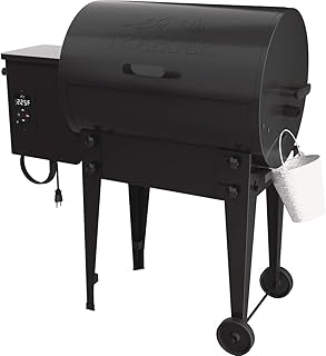 Traeger Grills Tailgater 20 Portable Wood Pellet Grill and Smoker, Black