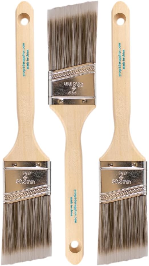 Pro Grade Paint Brush Set - 3-Pack - 2