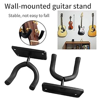 KLOP256 Lot de 2 crochets pour guitare électrique en fer antidérapant, solide et anti-rayures, ukulélé mural… - Les Beatles, Paul McCartney, John Lennon, RIngo Starr, George Harrison KLOP256 Lot de 2 crochets pour guitare électrique en fer antidérapant, solide et anti-rayures, ukulélé mural… – Image 5