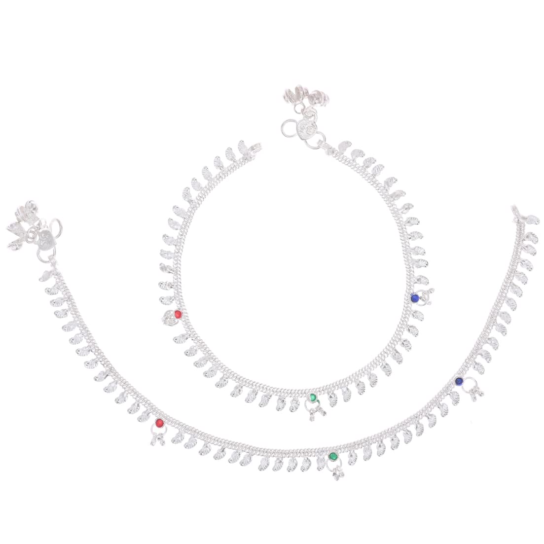silver plated traditional anklets payal - classic and stylish payal for women and girls