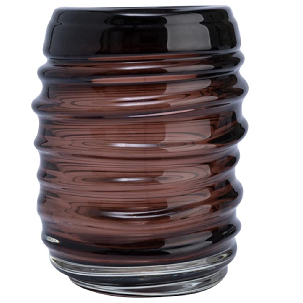 Vase en verre pour arrangement floral et décoration de maison chaleureuse