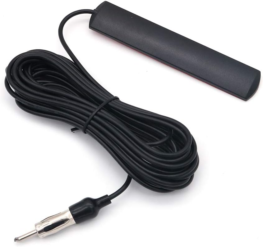DollaTekANT-309 car radio antenna car universal FM radio antenna patch black antenna signal amplifier 85-112MHZ 5M cable