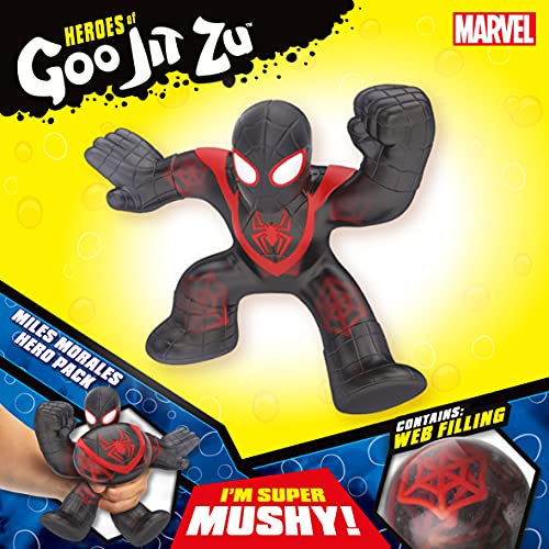 Heroes of Goo Jit Zu Licensed Marvel S3 Hero Pack - Miles Morales, Multicolor (41201) - Thumbnail 4