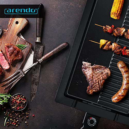 Teppanyaki-Grill Arendo Tischgrill elektrisch 2200 W XXL