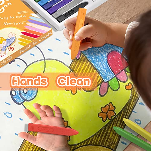 Massrt MSAART-JB2-1 Triangle Jumbo Crayons For Toddlers thumb #2