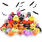 nobasco Squishies, 26 Pack Mochi Squishy Toys - Halloween Kawaii Cat Squishys Slow Rising Animals - Party Favors, Goodie Bag, Birthday Gifts, Mini Squishies Stress Reliever Toy Pack