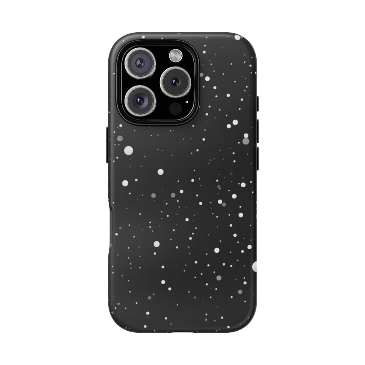 Coque rigide mate iPhone 16 Pro anti-rayures texture spatiale minimale - 5