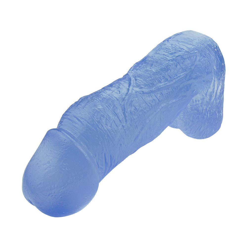 Dildo spesso 26 * 8 cm, plug anale, enorme dildo, grande pene, dildo anale, dildo con ventosa, punto G, vagina, plug anale, giocattoli sessuali per uomini e donne(Blue)