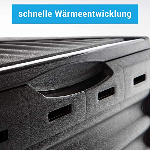 Foto von Komposter Schnellkomposter aus stabilem Kunststoff, mit Klappdeckel, 450 Liter (H81 x B80 x T80 cm), Thermokomposter für Garten- und Küchenabfälle Kompost, 100% recycelter Kunststoff, Made in EU