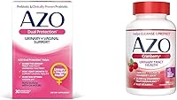 Vista 1 de AZO Protección Dual Soporte Urinario + Vaginal* Prebiótico Plus Probiótico para Mujeres Clínicamente Probado Comienza a Funcionar en 24 Horas